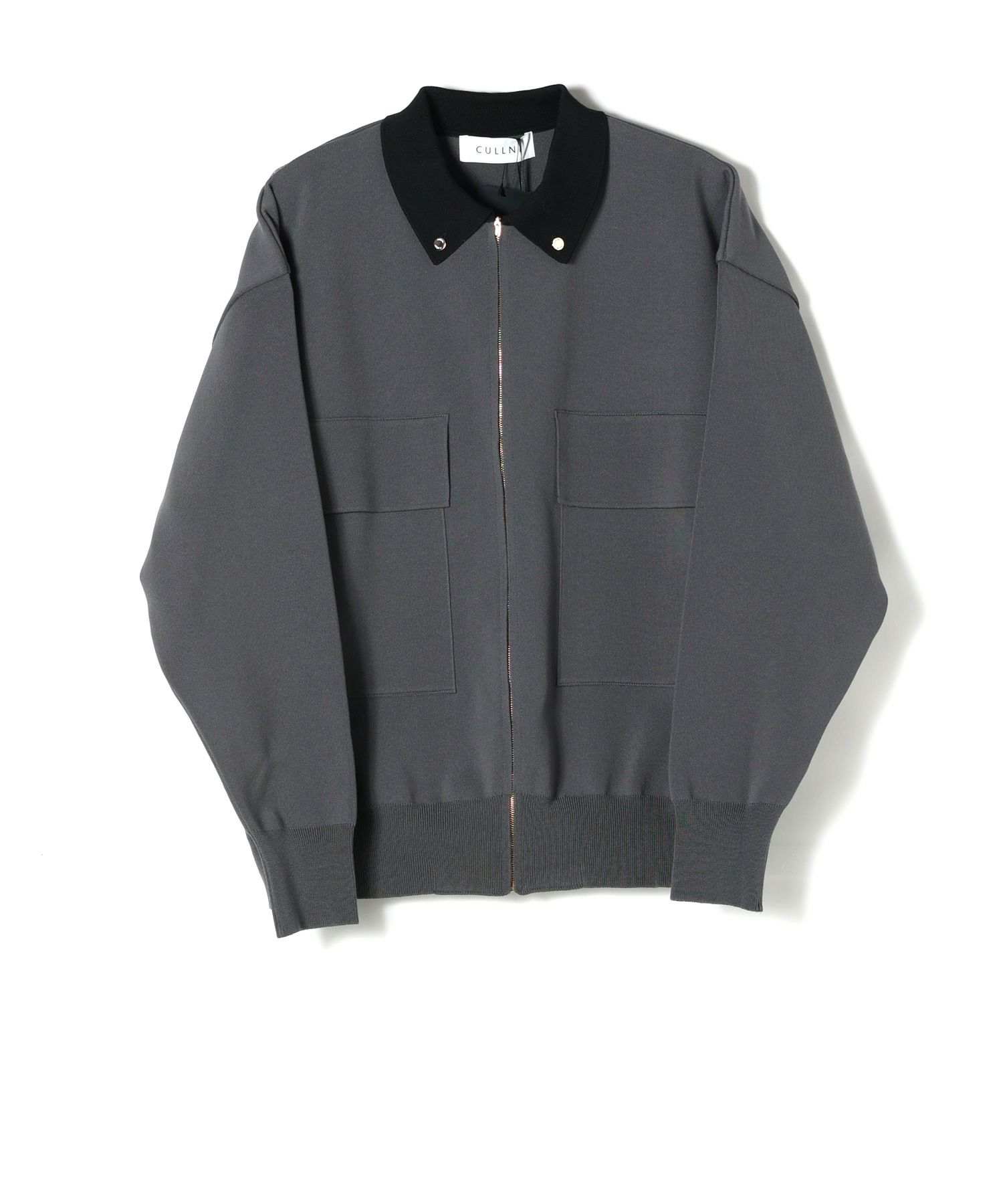 CULLNI(クルニ)】 Big Pocket Zip Up Drivers Knit Jacket｜PARIGOT