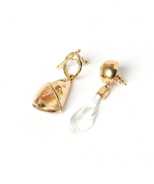 Chloe(クロエ)】 トランスペアレントプリズムピアス｜PARIGOT ONLINE