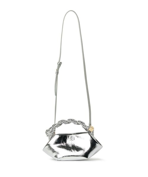 GANNI(ガニー)】 SILVER MINI GANNI BOU BAG｜PARIGOT ONLINE