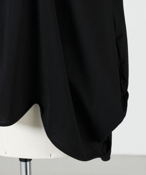 ENFOLD(エンフォルド)｜SCALLOP WIDE T-SHIRT/Tシャツ/ホワイト