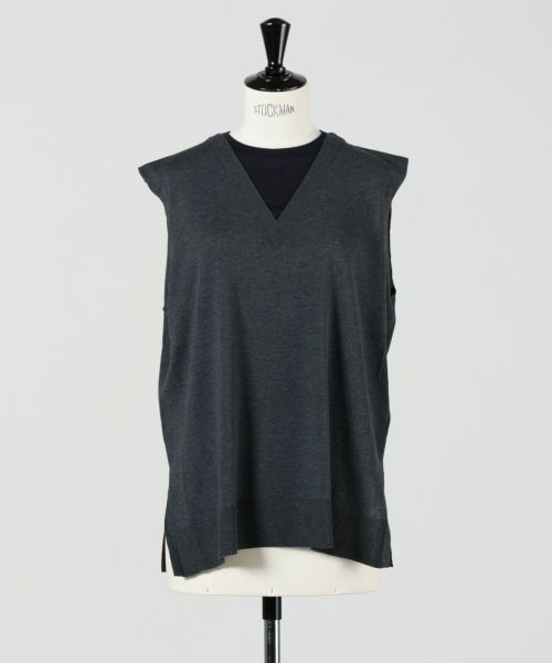 ENFOLD(エンフォルド)】 SLEEVELESS PULLOVER｜PARIGOT ONLINE