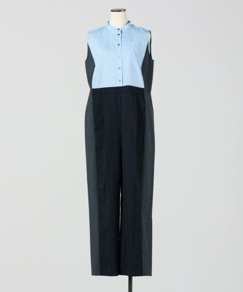 【ENFOLD】 TROMPE-L'OEIL ALL-IN-ONE グレー VONIQUE / ENFOLD/ TROMPE-L'OEIL ALL-IN-ONE