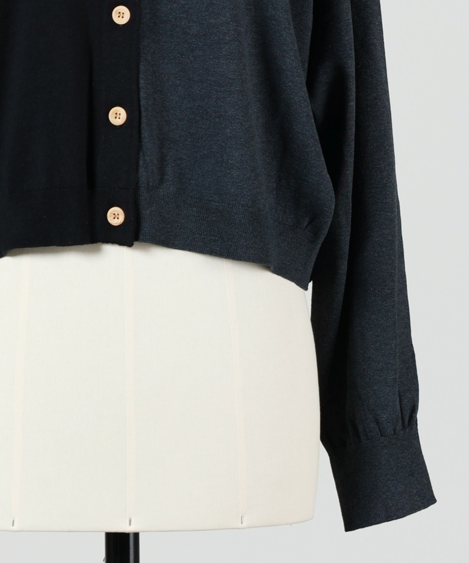 ENFOLD(エンフォルド)】 BICOLOR CARDIGAN｜PARIGOT ONLINE（パリゴ