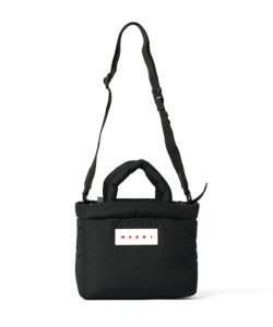 【新品】25AW MARNI マルニ バックパック 黒 puff Marni Puff バックル バックパック | ブラック | FARFETCH JP
