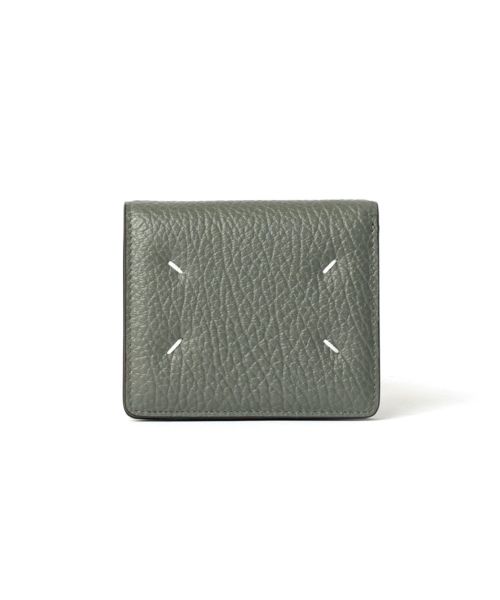 【新品未使用品】メゾンマルジェラ　レザー ポッパー ウォレット レシート付 Maison Margiela(メゾンマルジェラ)】 レザー ポッパー
