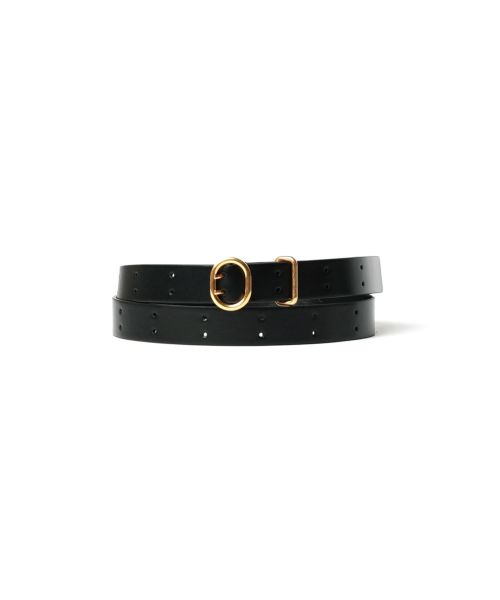 直営店★JIL SANDER Cannoloバックル付き レザーベルト ジルサンダー/JIL SANDER ベルト メンズ CANNOLO BELT 2，5 CM