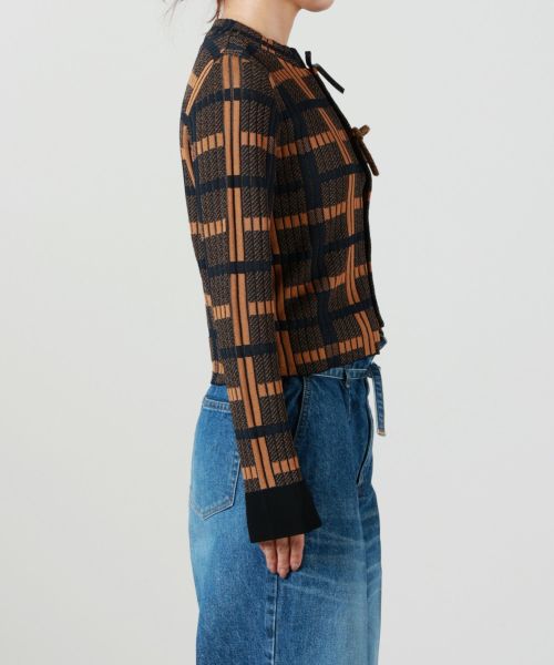 TOGA PULLA(トーガプルラ)】 RIB KNIT CARDIGAN｜PARIGOT ONLINE