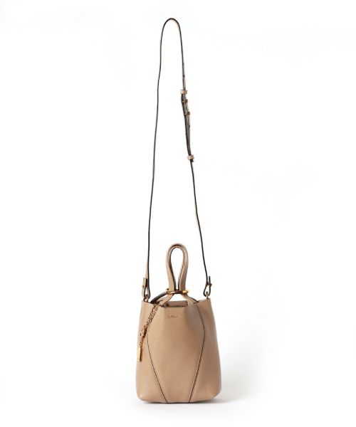 Chloe 8y クロエ Chloe(クロエ)】 グレインレザー製 CHLOE SPINスモールトート