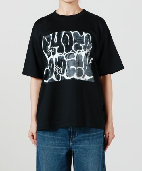 【photocopieu】フォトコピュー Tシャツ PHOTOCOPIEU(フォトコピュー)】 GRAFFITI PRINT T-SHIRT