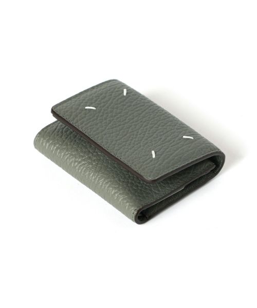 Maison Margiela(メゾンマルジェラ)】 レザー3つ折りウォレット