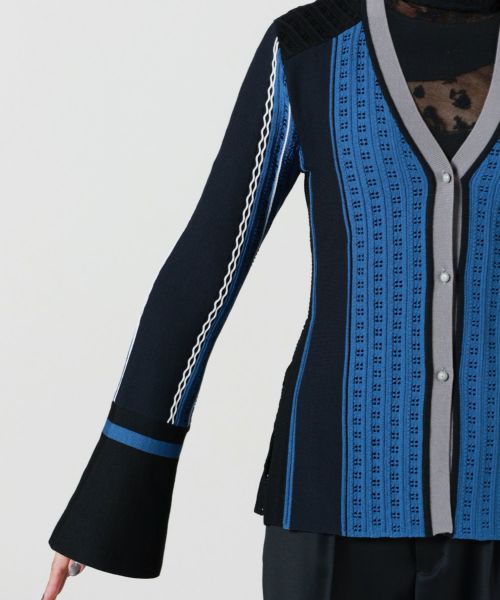 Mame Kurogouchi(マメ クロゴウチ)】 Geometric Pattern Knitted