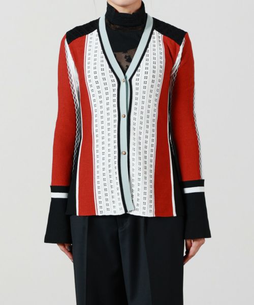Mame Kurogouchi(マメ クロゴウチ)】 Geometric Pattern Knitted