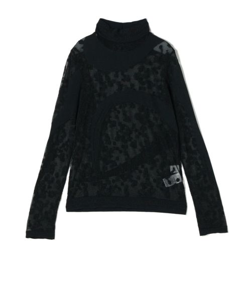 Mame Kurogouchi(マメ クロゴウチ)】 Knitted High Neck Top