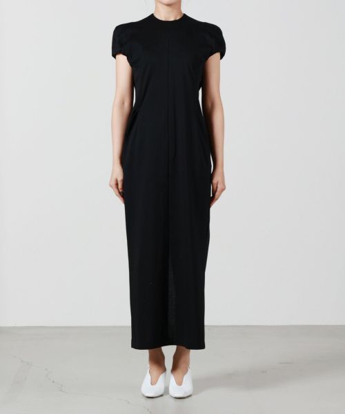 Mame Kurogouchi Cotton Jersey ワンピース Mame Kurogouchi】人気☆ Volume Sleeve Cotton Jersey Dress