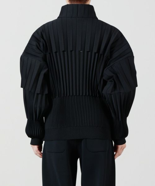 CFCL(シーエフシーエル)】 ACCORDION STAND-UP COLLAR BLOUSON