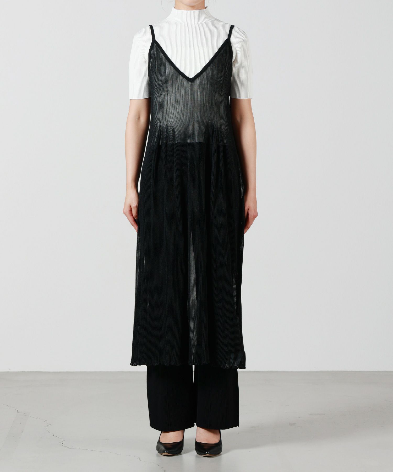 CFCL(シーエフシーエル)】 HYPHA LUCENT GLITTER CAMISOLE DRESS