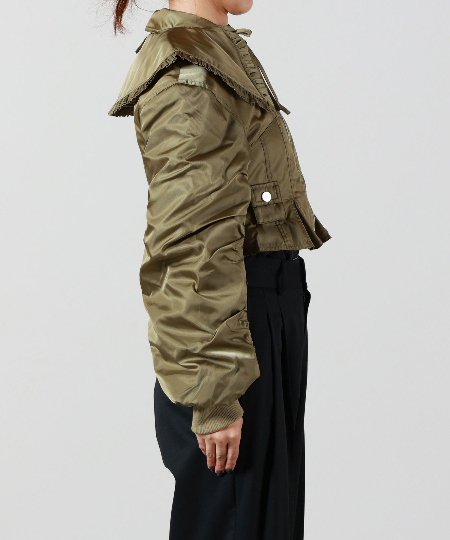 GANNI(ガニー)】 DUCHESSE NYLON FITTED JACKET｜PARIGOT ONLINE