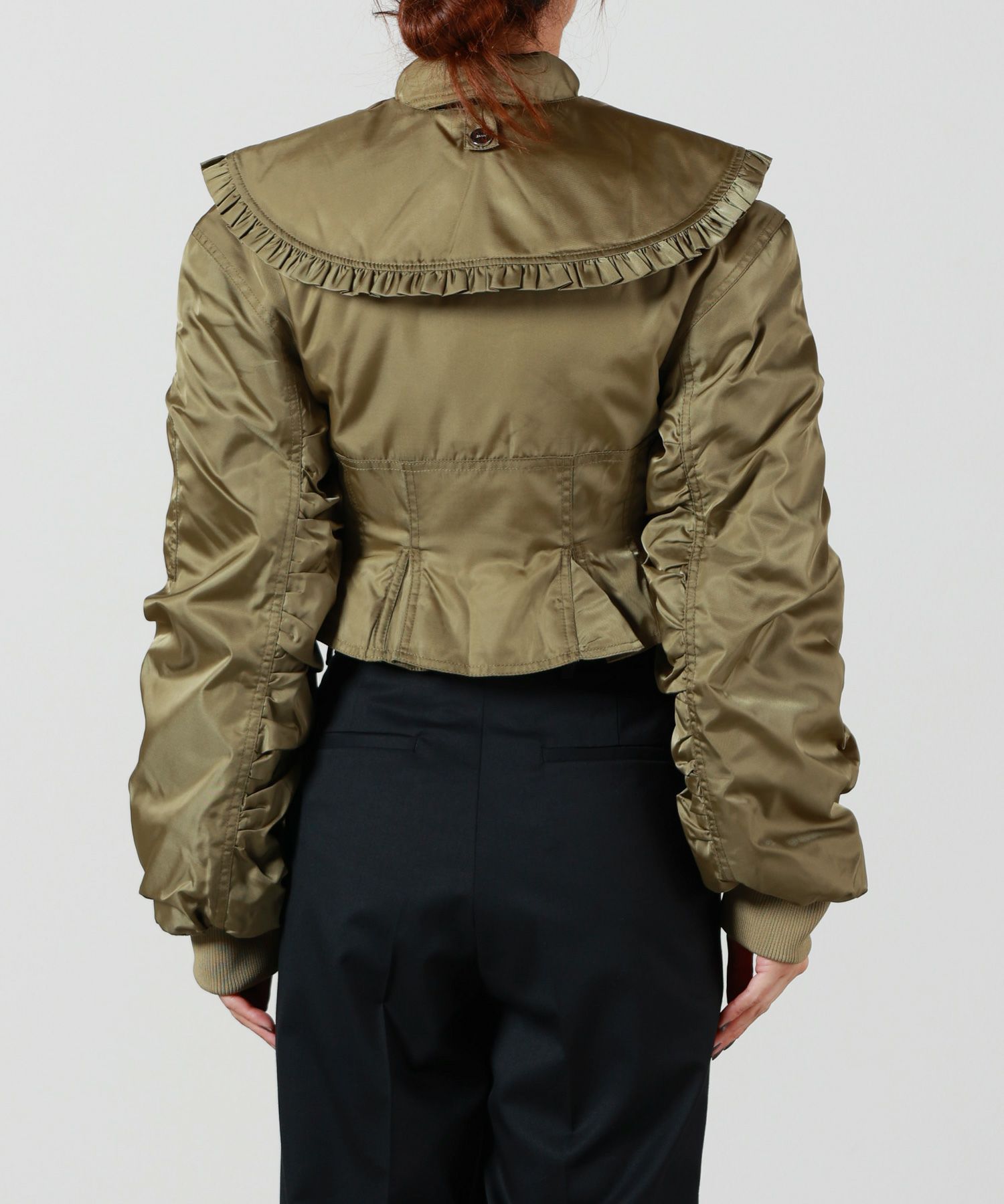 GANNI ジャケット GANNI(ガニー)】 DUCHESSE NYLON FITTED JACKET｜PARIGOT ONLINE