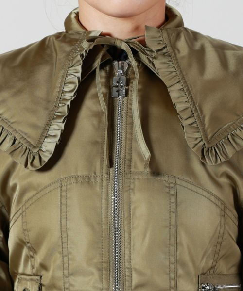 GANNI(ガニー)】 DUCHESSE NYLON FITTED JACKET｜PARIGOT ONLINE