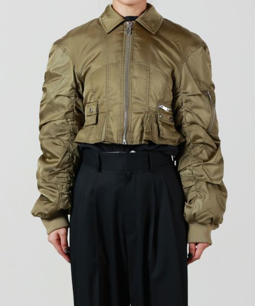 GANNI(ガニー)】 DUCHESSE NYLON FITTED JACKET｜PARIGOT ONLINE