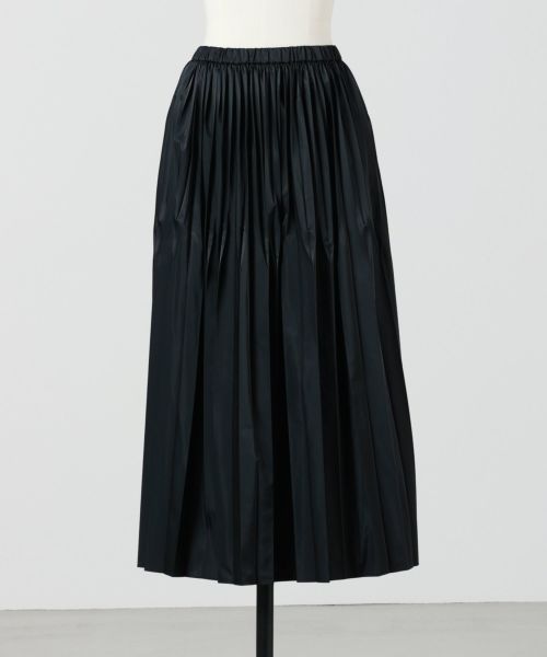 ENFOLD スカート ENFOLD(エンフォルド)｜SEMI-FLARE SKIRT/スカート/ブラック の