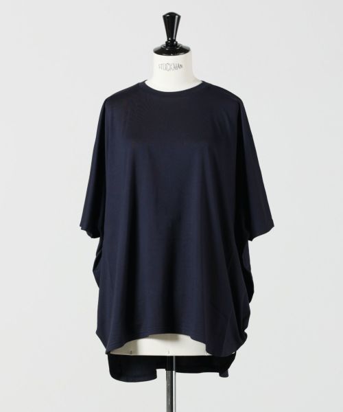 ENFOLD HEXAGON T-SHIRT ネイビー38サイズ ENFOLD(エンフォルド)】 HALF-SLEEVES HEXAGON T-SHIRT｜PARIGOT