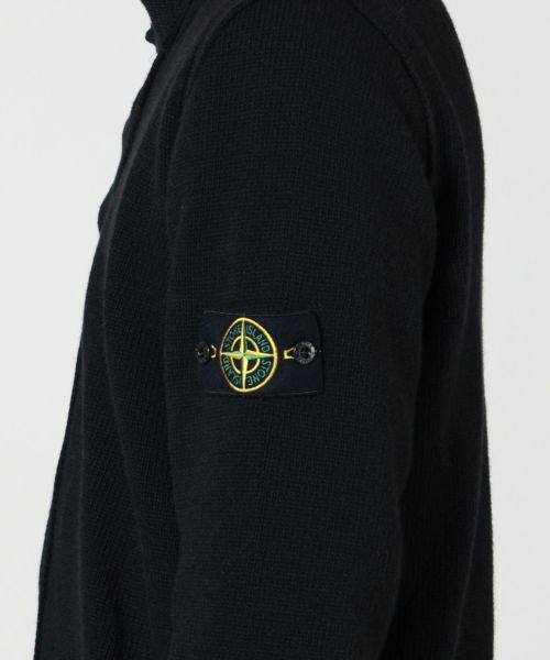 STONE ISLAND(ストーンアイランド)】 ボタン付きジャンパー フェルト