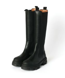 GANNI(ガニー)】 CLEATED HIGH CHELSEA BOOTS｜PARIGOT ONLINE（パリゴ