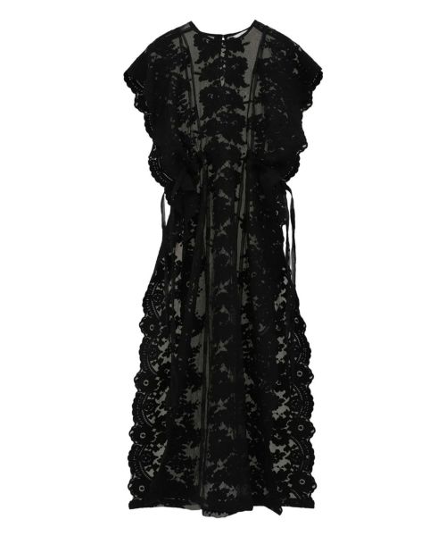 ワンピース CLANE FLOWER SHEER LACE LONG TOPS FLOWER SHEER LACE LONG TOPS｜TOPS(トップス)｜CLANE OFFICIAL