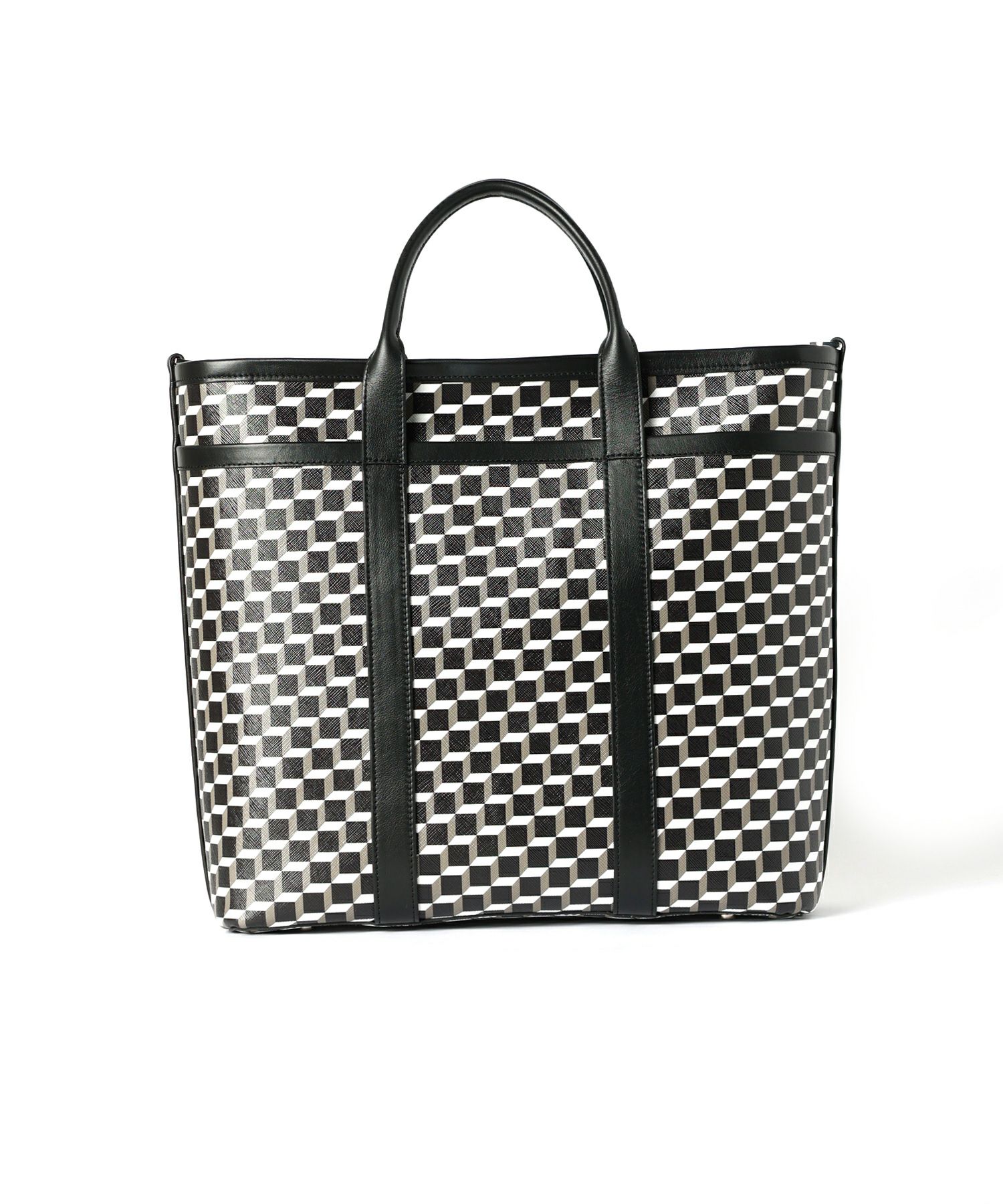 CANVAS CUBE-BLACK-WHITE-BLACK