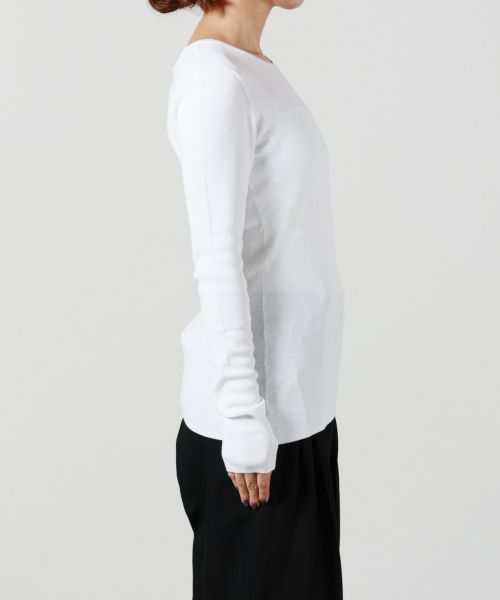 【関税込み】TOTEME ブラック Compact コットン トップス TOTEME(トーテム)】 Compact cotton top｜PARIGOT ONLINE