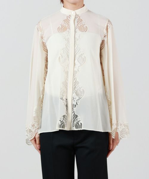 美品 Chloé クロエ シルクシフォンブラウス 美品 Chloé クロエ シルクシフォンブラウス