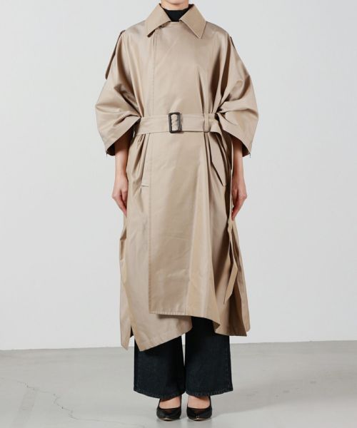 TOGA PULLA(トーガプルラ)】 TWILL PONCHO｜PARIGOT ONLINE
