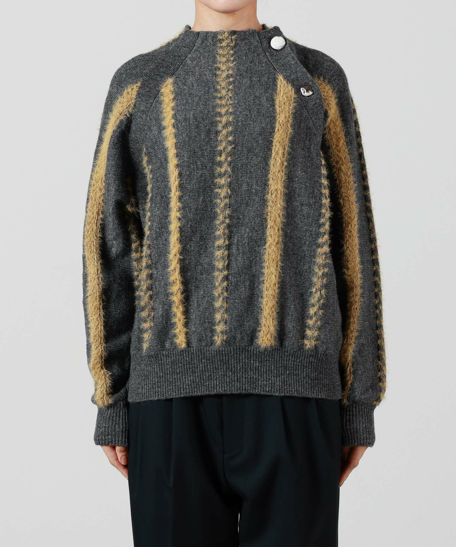TOGA PULLA(トーガプルラ)】 STRIPE KNIT PULLOVER｜PARIGOT ONLINE
