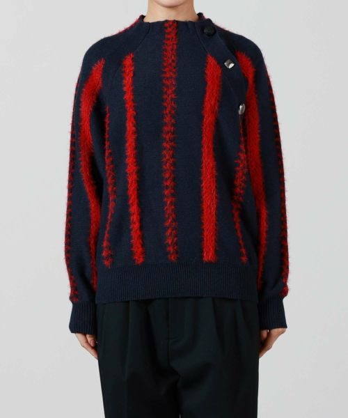 TOGA PULLA(トーガプルラ)】 STRIPE KNIT PULLOVER｜PARIGOT ONLINE