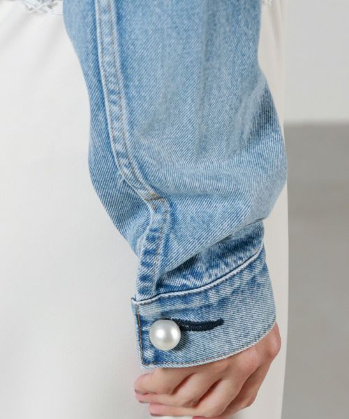 CINOH(チノ)】 デニムパールボタンジャケット｜PARIGOT ONLINE（パリゴ