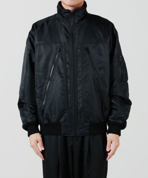 Maison Margiela ボンバージャケット MM6 Maison Margiela パデッド ボンバージャケット | ブラック