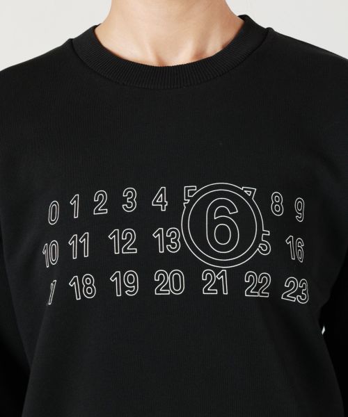 MM6 Maison Margiela　スウェット　14 国内発送 メゾン マルジェラ MM6 ブランドロゴスウェット 黒 (MM6