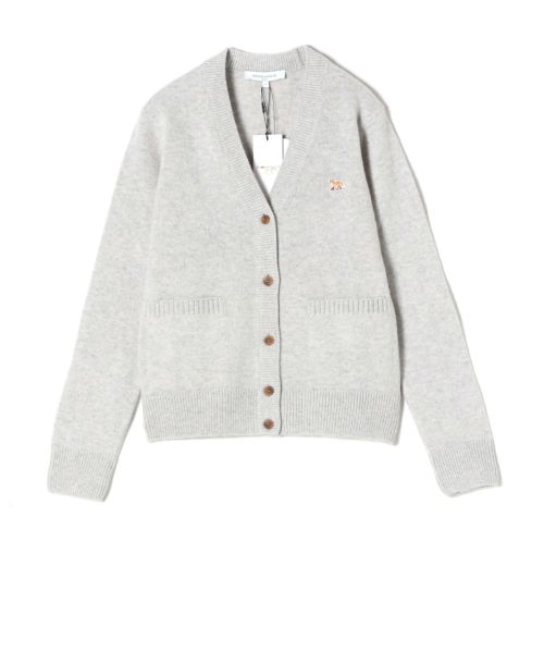 MAISON KITSUNE&#39; - 新品 MAISON KITSUNE ベイビー フォックス ニット カーディガン MAISON KITSUNE メゾンキツネ レディース ニット ベイビー