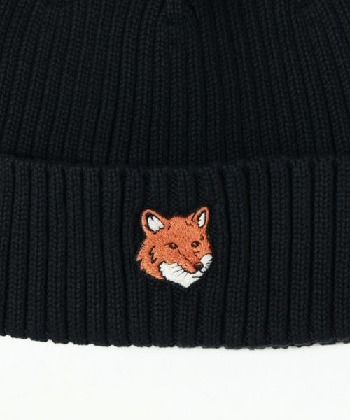 MAISON KITSUNE(メゾンキツネ)】 フォックスヘッド ビーニー