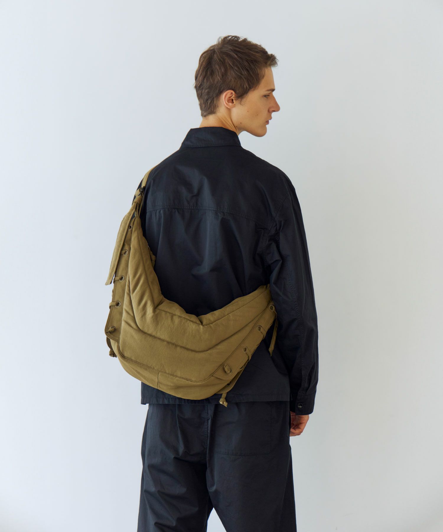 LEMAIRE(ルメール)】 MEDIUM SOFT GAME BAG IN NYLON CANVAS｜PARIGOT 