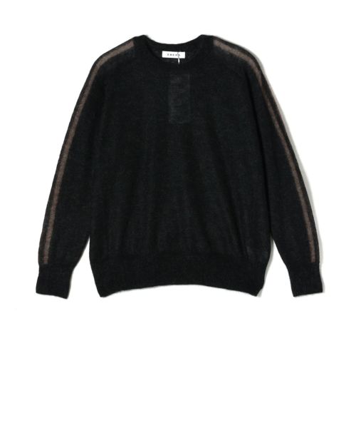 SACRA サクラ　ウールカシミヤ ニットトップス　セーター　ブラック　38 SACRA サクラ ウールカシミヤ ニットトップス セーター ブラック