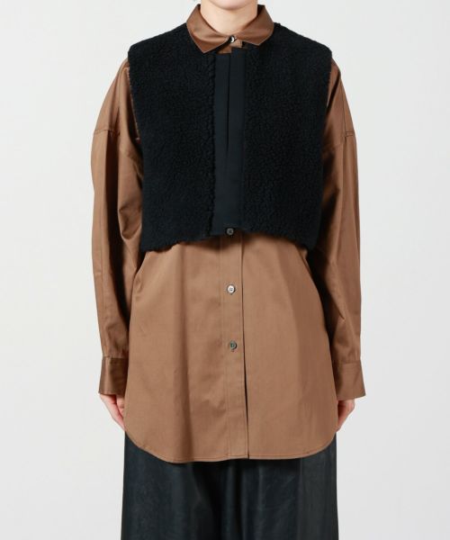 SACRA(サクラ)】 POODLE FUR SHORT VEST｜PARIGOT ONLINE（パリゴ