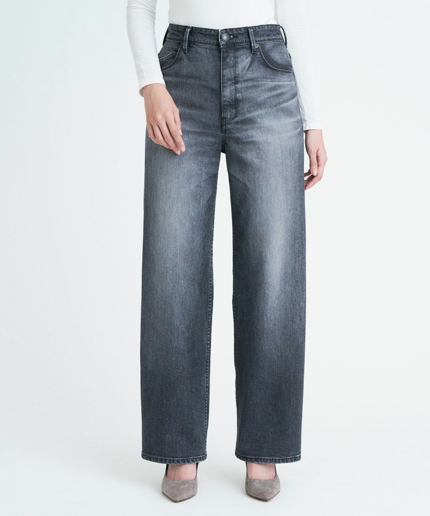 PARIGOTパリゴハイウエストワイドデニムパンツ PARIGOT パリゴ 1タック  