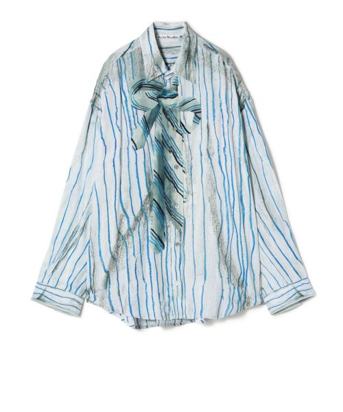 Acne Studios(アクネストゥディオズ)】 PRINTED BUTTON-UP SHIRT