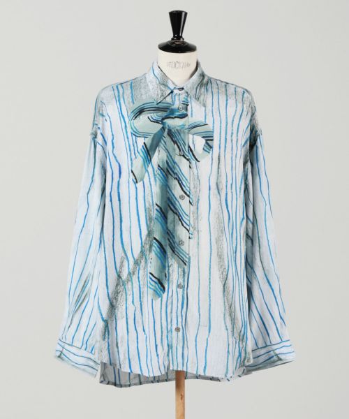 Acne Studios(アクネストゥディオズ)】 PRINTED BUTTON-UP SHIRT