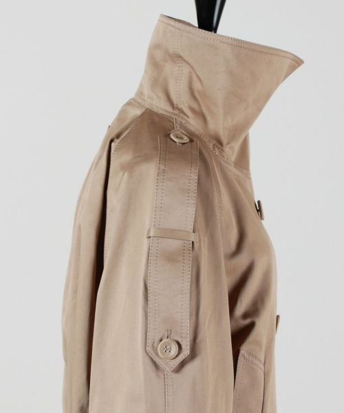 22AW Acne Studios トレンチコート Acne Studios - テクニカルトレンチコート - アーモンドブラウン