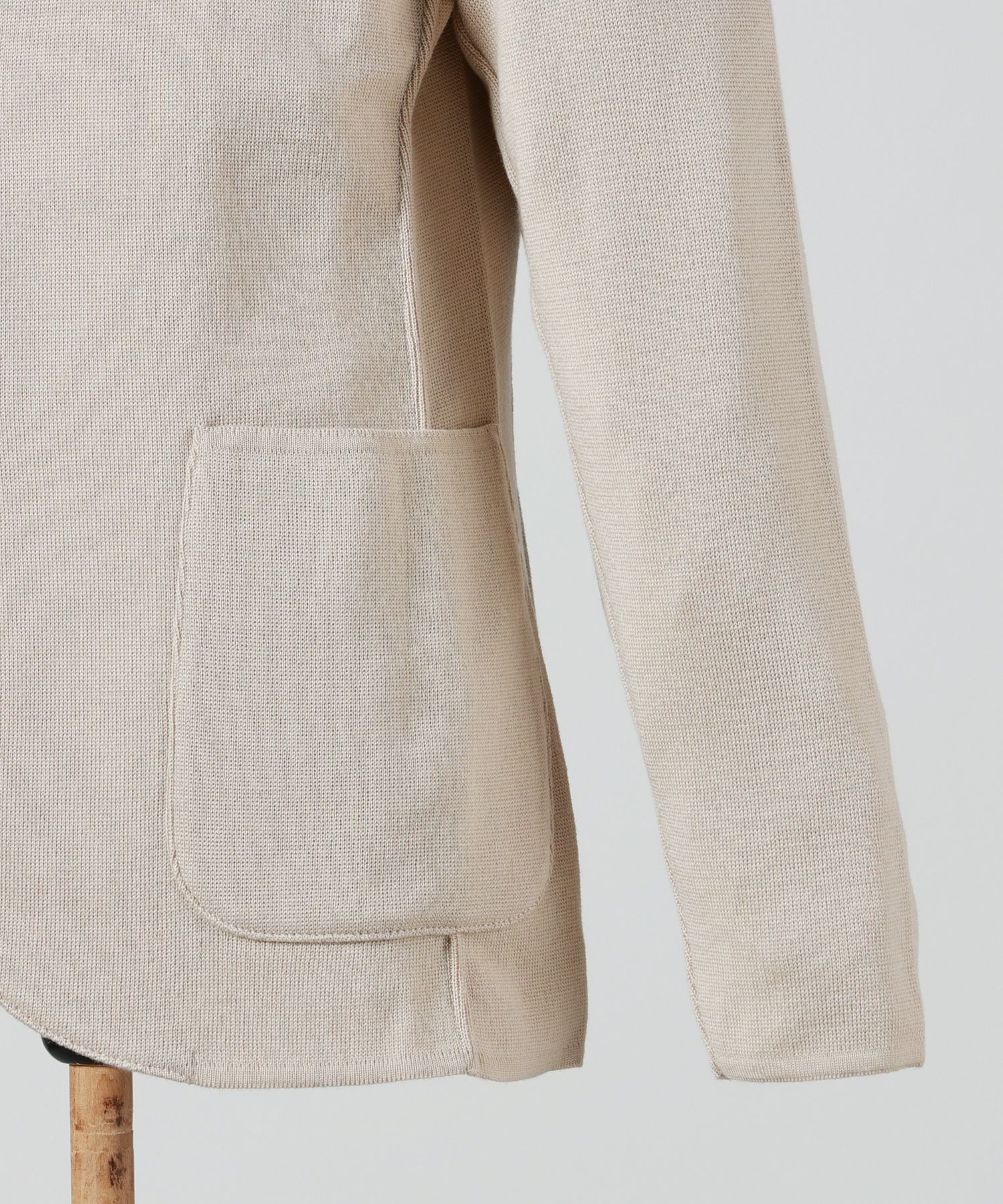 LARDINI(ラルディーニ)】 ウールニットシングルジャケット｜PARIGOT