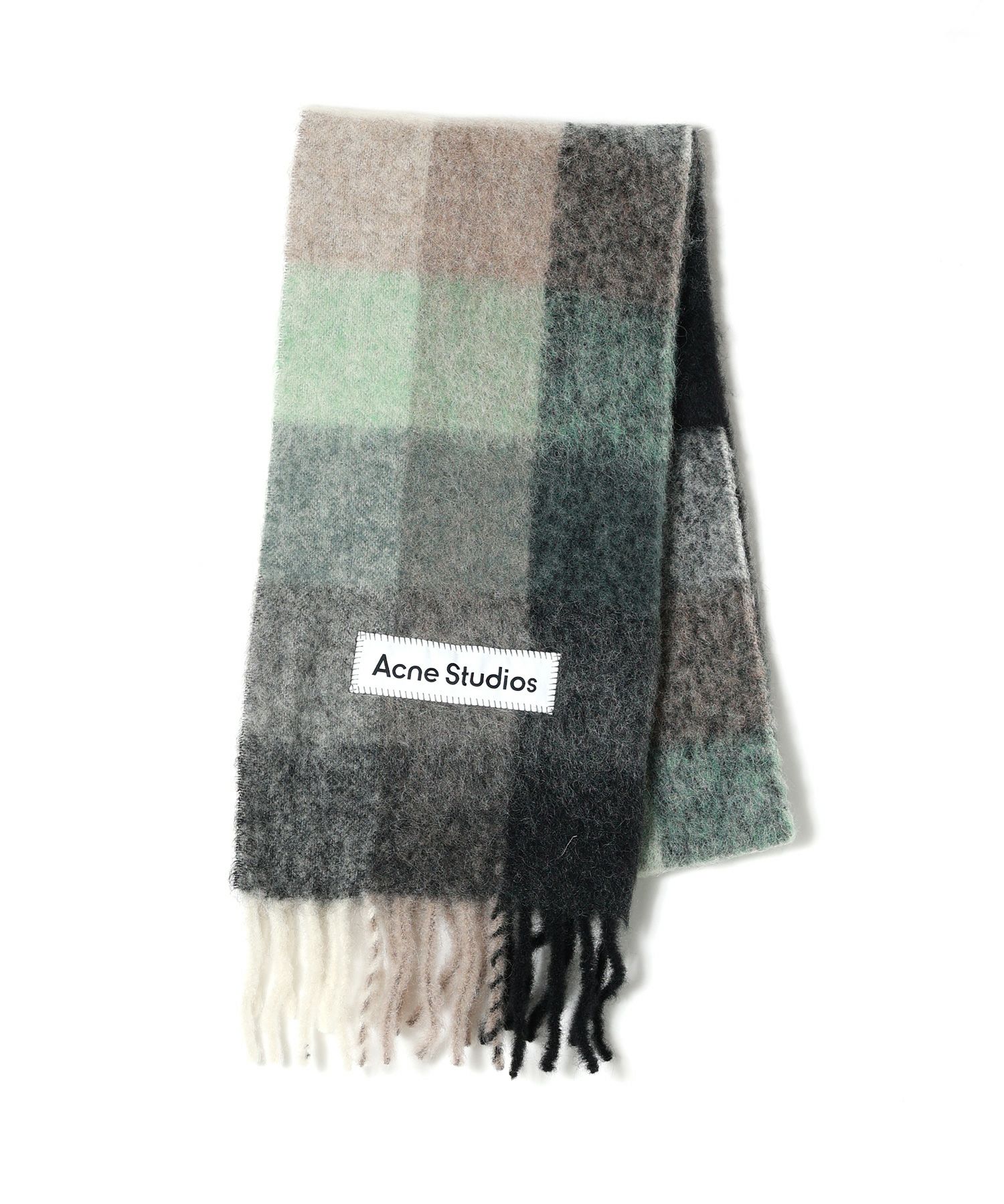 Acne Studios(アクネストゥディオズ)】 モヘアチェックスカーフ
