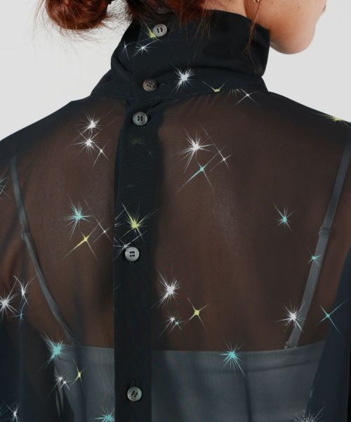 TELMA シースルーシャツ TELMA(テルマ)のPrinted Sheer Shirt通販 | mirabella（ミラベラ